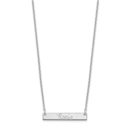 Custom Signature Bar Necklace Mckynlie