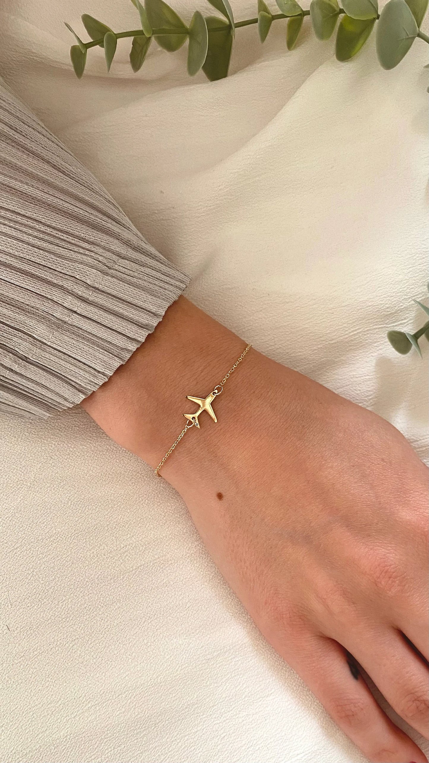Custom Order Plane Bracelet