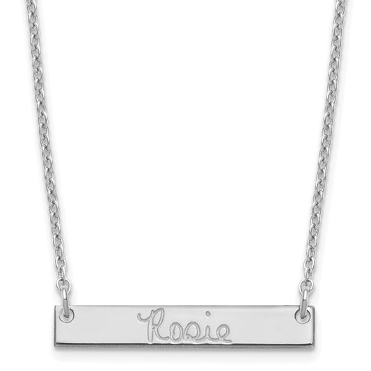 Custom Signature Bar Necklace Madisyn