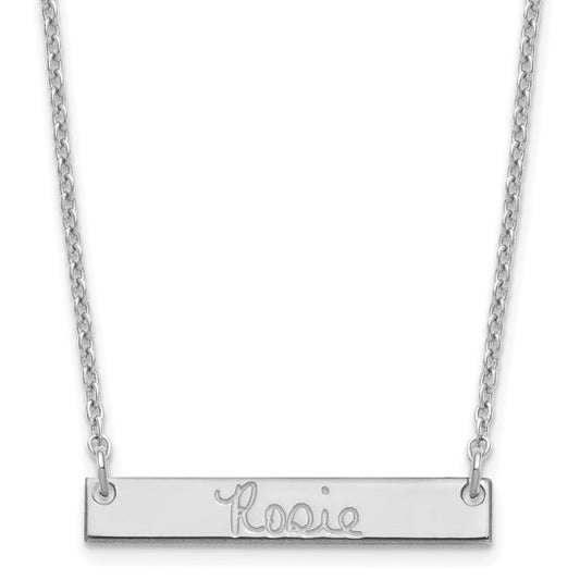 Custom Signature Bar Necklace Mckynlie